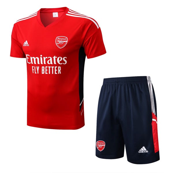 Camiseta Entrenamiento Arsenal Conjunto Completo 2022/2023 Rojo